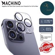 Machino Glass Armour HD Ultra Clear Camera Lens Protector for iPhone 16 I 16 Plus I 16 Pro I 16 Pro 