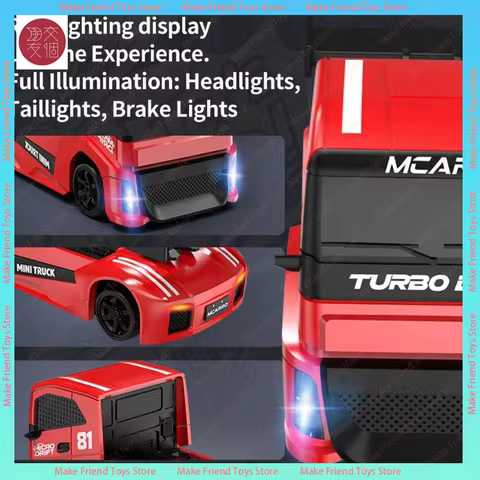 Mcarro Mc081 1:87 4wd Truck Car Drift Car Remote Control Version Mcarro Mc081 1:87 Mini 4wd Rc Drift