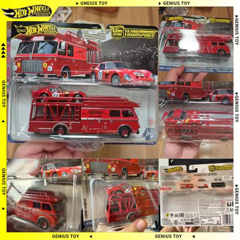 Hot Wheels Premium Car Culture Ferrari 250 GTO Team Transport #83 1:64 Diecast Alloy 1960s Classic L