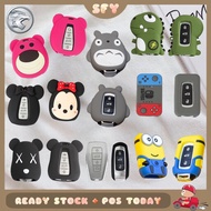 Ready Stock Proton X50 X70 X90 Car Key Case Key Cover Keychain TPU Car Key Silicone Accessories Proton X50 X70 硅胶钥匙套