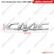 Emblem Mobil Tulisan CIVIC HONDA CIVIC FERIO 1996-2000
