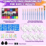 Children Paint Face Paint Halloween World Cup Water-Soluble Face Paint Face Color 26.2.24