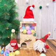 【DIY手作禮物】mini木製迷你扭蛋機-送15顆扭蛋 聖誕禮物 客製化