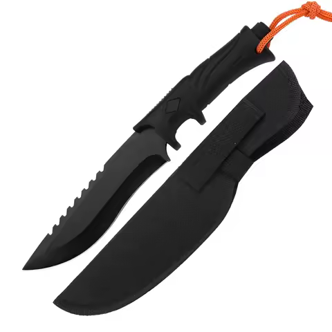 3CR13 Stainless Steel Sharp Fixed Blade Knife ABS Handle Outdoor Tactical Hunting Survival Knife Han