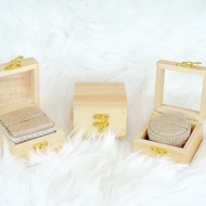 RusticRing Box - Square Ring Box - Wedding Ring Box - Ring Box 9x9x5