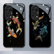 luxury Huawei P Series glass phone case P50pro P20 P20pro P30 P30lite P40 P40pro P30pro P8 P20lite H