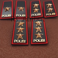 MERAH Brigjen Pdh Rank Irjen Rank/ Komjen Rank/ with Red List, General Bintang Polri Premium