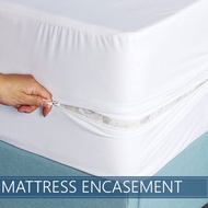 [Super SIngle]Zipper Waterproof Mattress Cover Machine Washable Bed Protector Bedbug Proof