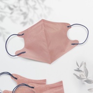 天心/醫療口罩/成人立體10入/莫蘭迪系列/豆沙
