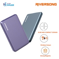Riversong MAGNANO-05 5000MAh Slim and Compact Design Wireless Output PowerBank-GRAY