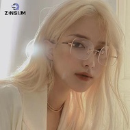 Anti Blue Light Eyeglasses Frameless Eyeglasses Retro High-end Eyeglasses ️ZenSiam