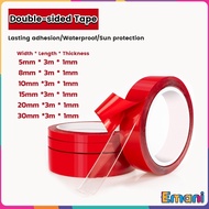 Em Roll of Double Sided Super Sticky Tape Length 300cm Waterfroof Adhesive Tape