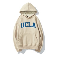 เสื้อสเวตเตอร์ฮู้ดผ้าขนแกะ UCLA สำหรับผู้ชายและผู้หญิง ฤดูใบไม้ร่วง 2022 แฟชั่นลำลอง ฮู้ด ปกติ ไม่ต้