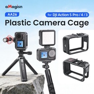 For DJI OSMO Action 5 Pro/4/3 Plastic Bunny Cage For DJI OSMO Action 5 Pro/4/3 DJI Sports Camera Cyc