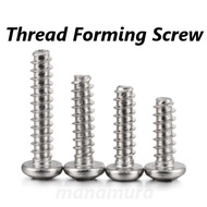 Thread Forming Screw 100pcs (Yellow or Blue Zinc) Size BP-420, BP-425, BP-430, BP-435