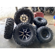 Malaysia Ready stock Tayar Atv 8inchi Rim Siap Tayar depan belakang ( 19 7 8 ) (  18 9.5 8 ) 19x7-8 