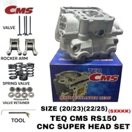 RS150/RSX150 TEQ CMS CERAMIC RACING BLOCK & CNC PORTING CYLINDER HEAD SET