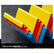 【Sturdy W-Shaped Design】Wave-Shaped Taco Shell Stand Holder - Plastic Taco Organizer/Taco Stand/Taco