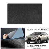 Car Electrostatic Adsorption Sunroof Sunshade Anti-uv For TOYOTA BZ3X 2025-26 Suede Fabric Auto Heat