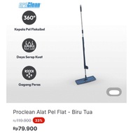 Proclean Flat Mop - Darkbiru ( Ace Hardware)