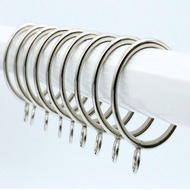ST/🏅Xia Heli Metal Curtain Ring Roman Circle Bracelet Hoop Hanging Ring Shower Curtain Roman Rod Circle Curtain Hook Acc