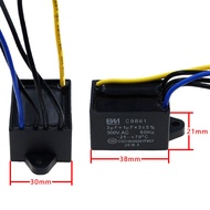 ♞CBB61 3UF+1UFX3 300V Five 5 Wires Fan Ceiling Fan Speed Regulating Motor Starter Capacitor