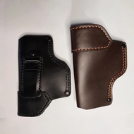 Drama performance hat 1pc 2 Colors Genuine Cowhide IWB Leather Holster With Back Clip For Glock 17/1