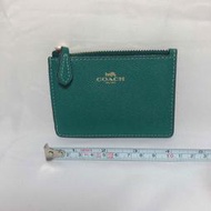 二手 COACH 綠色 鑰匙包 零錢包 卡夾 現貨【C210856】