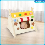 [Ahagexa] Hamster Hideout Comfortable Small Pet Hideout for Hedgehogs Mice Chinchilla