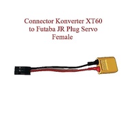 1pcs XT60 to Futaba JR Plug Servo Female RC drone Car Converter Connector