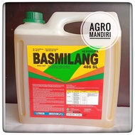 Basmilang 486SL 5 liter Herbisida Sistemik Racun Pembasmi Rumput Liar dan Alang Alang