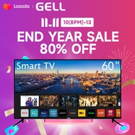 GELL 60 inches smart tv 55 inches on sale smart led 50 inch Android tv FHD Youtube/Netflix Multiport