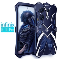 ZIMON Infinix GT 10 Pro metal protective phone case aluminum alloy hard back cover shockproof anti-fall fashion Infinix GT 10 Pro phone shell