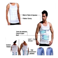 Slimming Vest Top For MEN - Slim N Lift - MEN's Shirt Body Shapers 6 pack ABS Nice Body 80% Nylon, 2