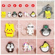GANTUNGAN Wholesale Baymax Totoro Chip and dale Unicorn Gudetama Rubber Keychain 14216