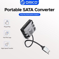 ORICO USB 2.0 to SATA Hard Drive Adapter Cable UASP 4TB Max 2.5 Inch SATA SSD HDD Converter for Lapt