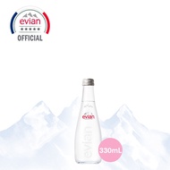 evian Natural Mineral Water Glass Bottle (20 x 330ml Case)