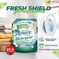 Ameco Professional Sanitizer Laundry Detergent Fresh Shield 2KG Refill Pouch