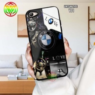 HP Real Case Vivo Y71 - Latest Motif Softcase Glass Shiny New Case Glossy casing Vivo Y71hp [Aesthet