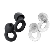 Loop Earplugs Everyday Bundle (2-Pack) – Loop Quiet (Black) + Loop Engage (Crystal) | Reusable Ear P