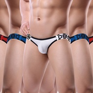 Cotton Men Underpants Gay Thong Man Sexy Jockstrap Mens Underwear Low Waist Breathable Sissy For Men G String BS3202