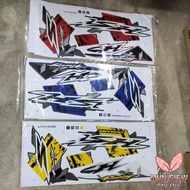 Stiker sticker body stripe cover set (4) honda wave dash110v3 dash fi dash 110 fi v3