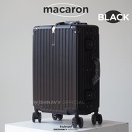 SWISHNAVY กระเป๋าเดินทาง ล้อลาก รุ่น Macaron 612 ขนาด 20 24 28 นิ้ว  วัสดุ PC+ABS โครงอลูมิเนียม กุญ