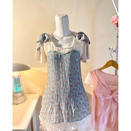 Blouse axes femme floral ribbon cute kawaii