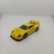 Hotwheels Ferrari F40 Yellow Unspun