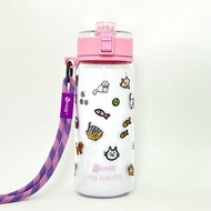 AQUARECHARGE 系列 Tritan 600毫升水壺連彈力斜背帶 - 寵物