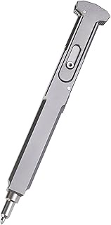 TACTICAL_GEEK TActuator12 Titanium Bolt Action Pen for Writing, EDC Pocket Pen for Men (Sandblasted)