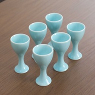 Wine Glass Goblet Small Wine Glass Ceramic Wine Glass Spirit Glass Wine Set Wine Set Warm Wine Jug