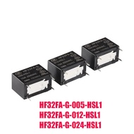 5Pcs Power Relay HF32FA-G 05/12/24V -HSL1 HF32FA-G-005-HSL1 HF32FA-G-012-HSL1 HF32FA-G-024-HSL1 4Pin