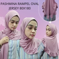 Sale!!! PASHMINA OVAL RAMPEL INSTANT JERSEY